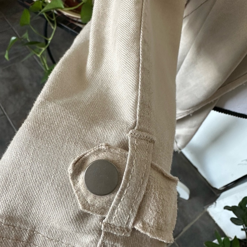 Anthropologie Cream Waterfall cardigan - Picture 6 of 10